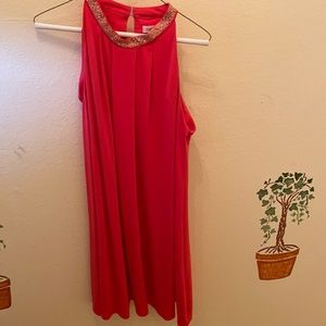 Hit pink Calvin Klein dress